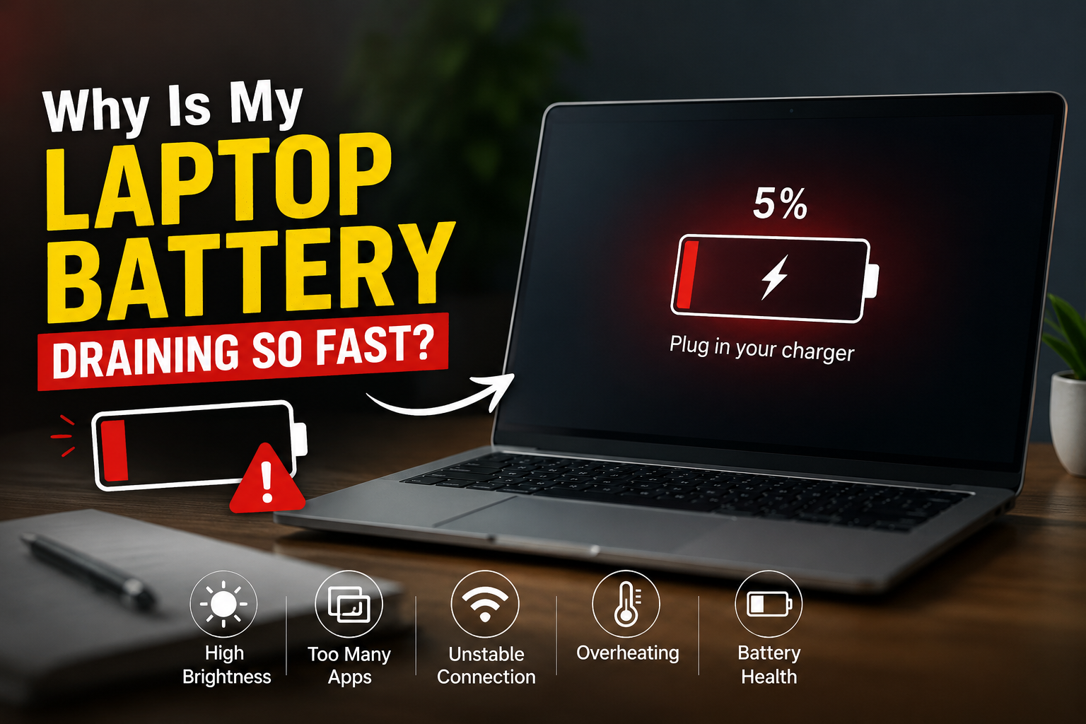 Why Is My Laptop Battery Draining So Fast? (And How to Fix It)
