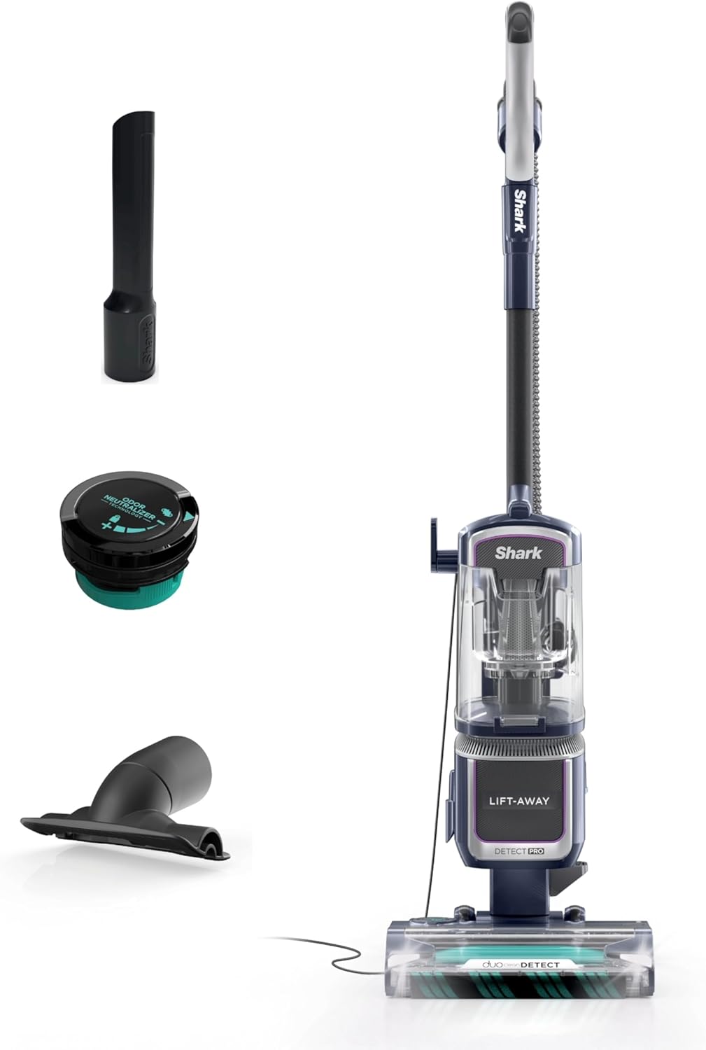 Shark Rotator Lift-Away Upright Vacuum with HEPA Filter, White/Red, NV501 — photo 10