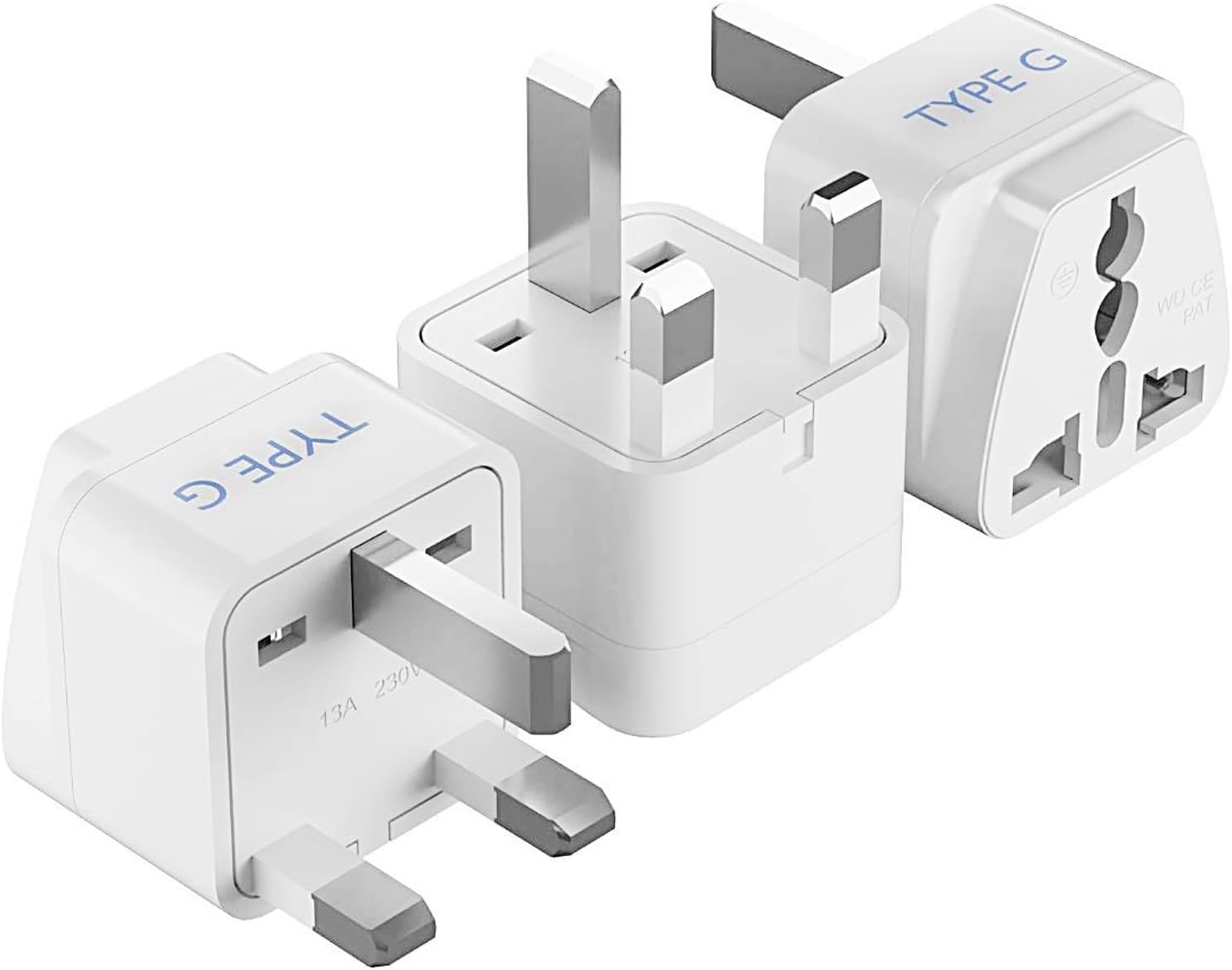 Ceptics 45W Universal Travel Adapter w/ 3 USB-A, 2 USB-C & Universal Input | International Power Adapter, Type A, C, G & I Plugs, Universal Socket for Global Compatibility, PD 45W Fast Charge — photo 10
