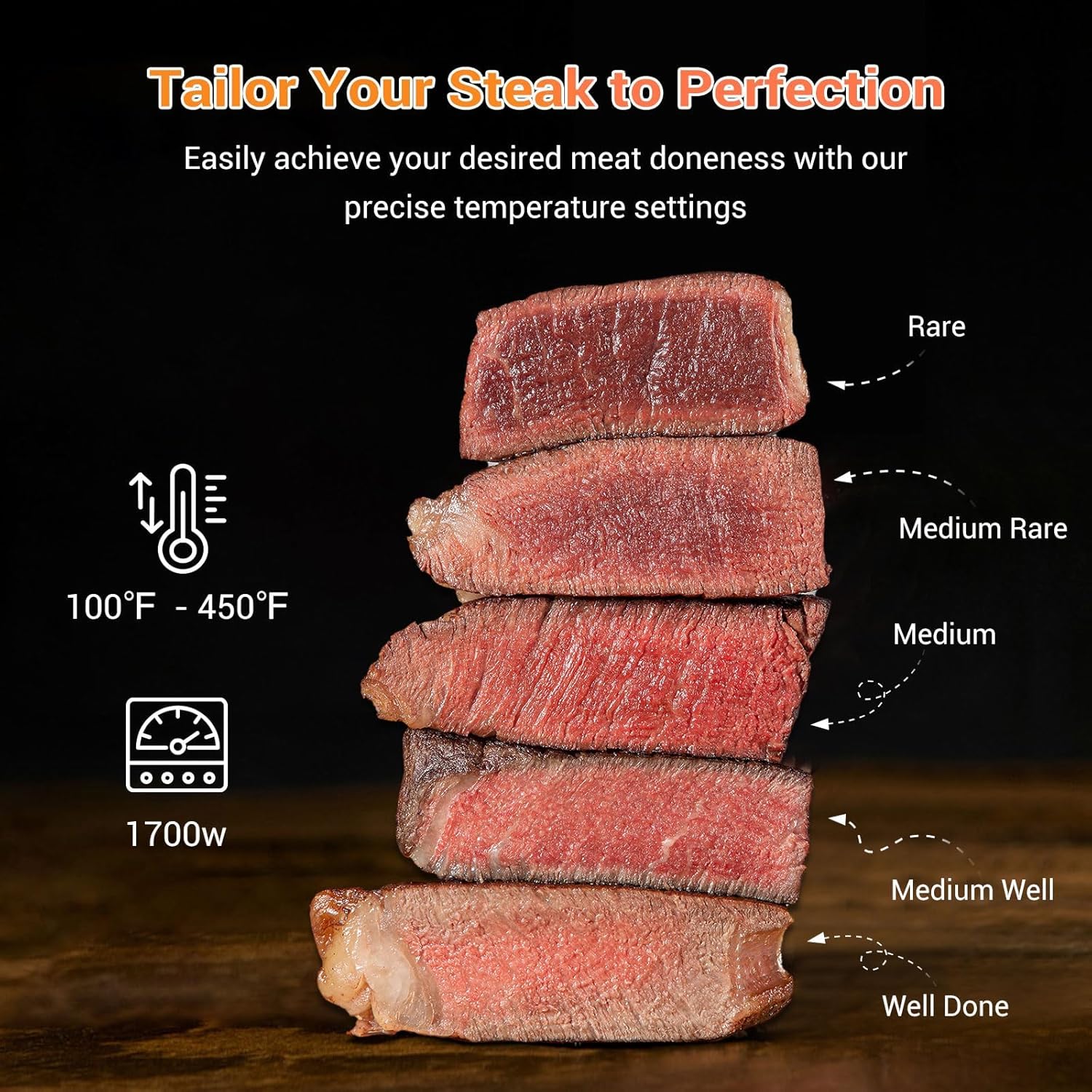 Tastee Ceramic Air Fryer, 8-in-1 Compact 5.5QT AirFryers — photo 7
