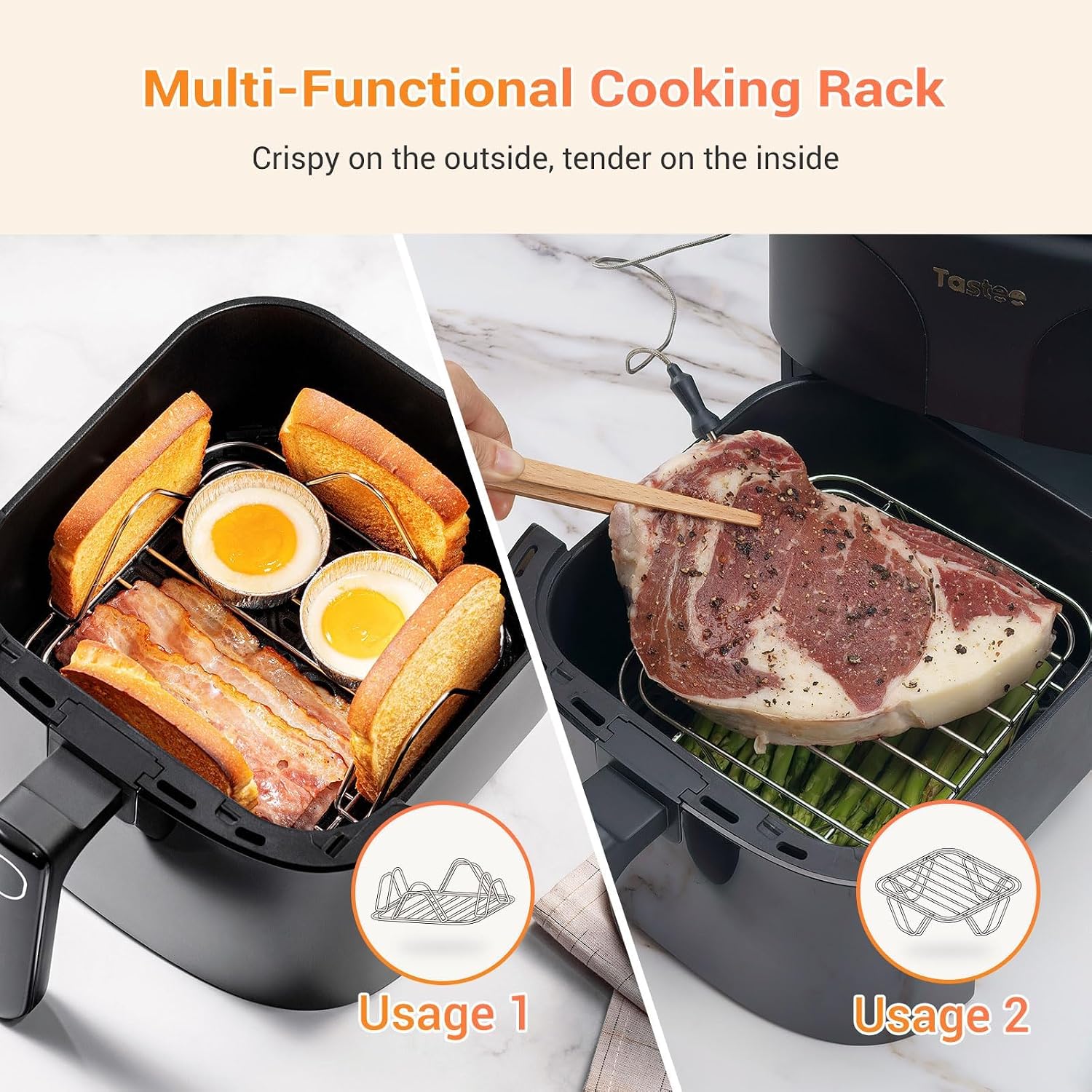 Tastee Ceramic Air Fryer, 8-in-1 Compact 5.5QT AirFryers — photo 9