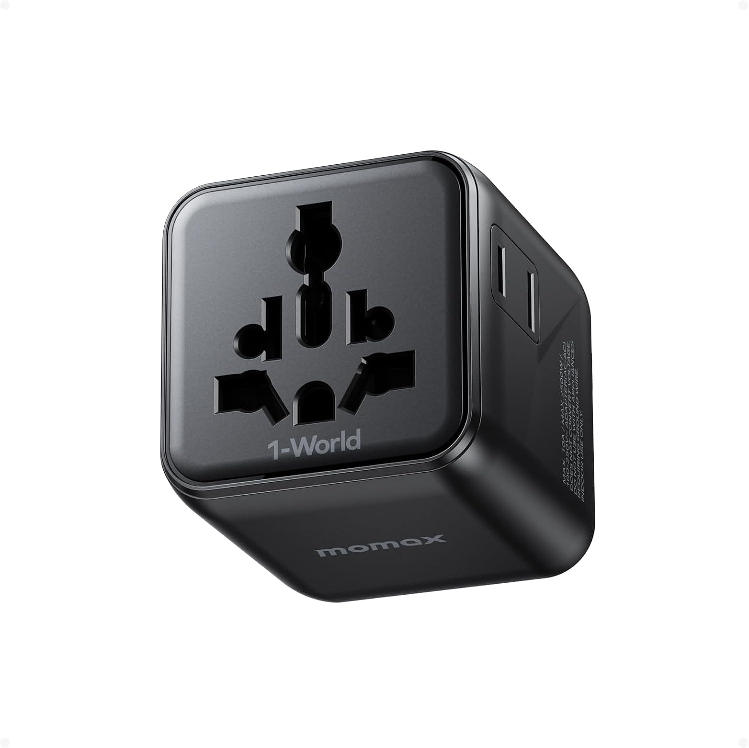MOMAX 70W Universal Travel Adapter 7-in-1 GaN International Power Adapter — photo 10