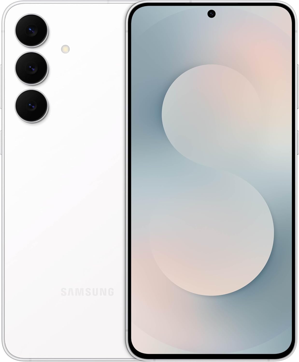 Samsung Galaxy S25 FE Cell Phone (2025), 128GB AI Smartphone, White | Unlocked Android, Large Display, 4900mAh Battery, High Res-Camera, AI Photo Edits, Durable, US 1 Yr Warranty