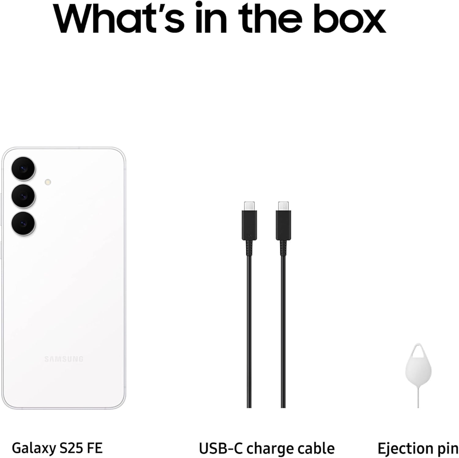 Samsung Galaxy S25 FE Cell Phone (2025), 128GB AI Smartphone, White | Unlocked Android, Large Display, 4900mAh Battery, High Res-Camera, AI Photo Edits, Durable, US 1 Yr Warranty — photo 10