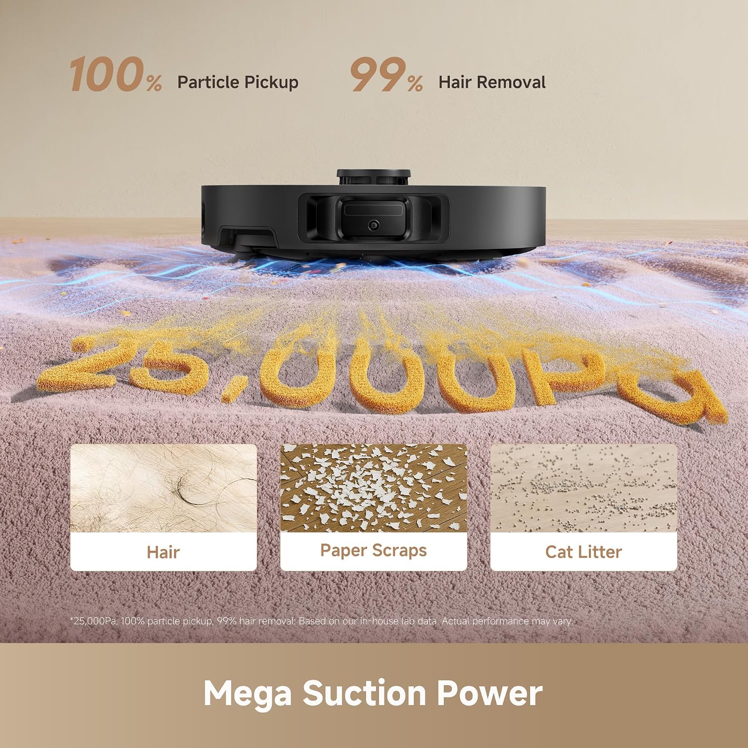 dreame L40 Ultra Gen 2 Robot Vacuum and Mop with 25,000Pa Suction | Extendable Side Brush & Mop, All-in-One Self-Emptying & Cleaning Dock, 10.5mm Mop Lifting, Obstacle Avoidance, App Control