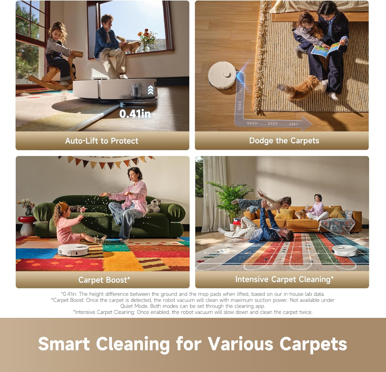 Dreame D30 Ultra CE Robot Vacuum and Mop, 25,000Pa Powerful Suction | 0.41in Mop Lifting, Multifunctional Base Station, Auto Dust Emptying & Mop Self-Cleaning, Smart Obstacle Avoidance, White — photo 7